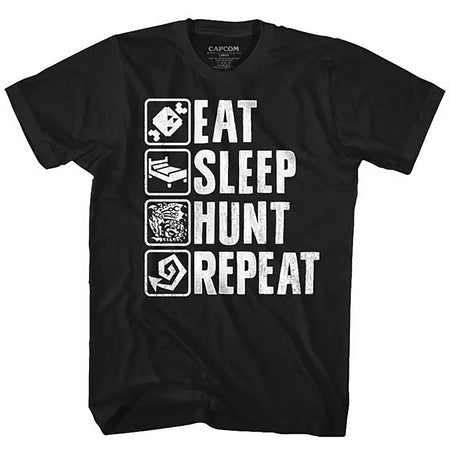 MONSTER HUNTER - Official Hunt Repeat / T-Shirt / Men's