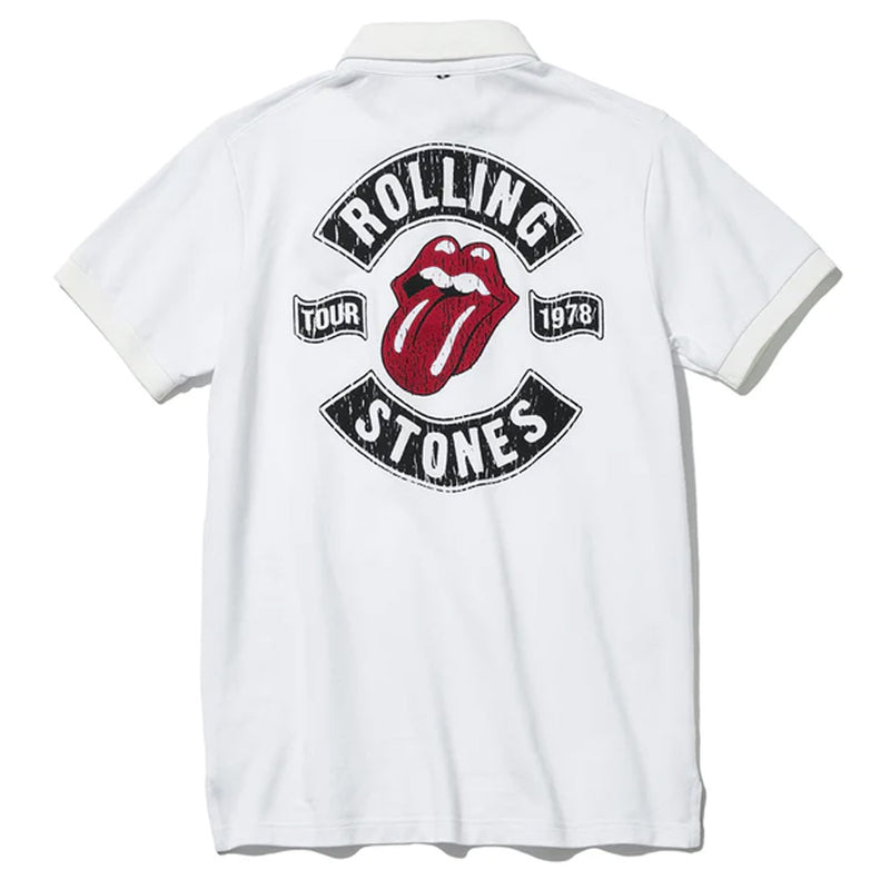 ROLLING STONES - 官方 Rs Tour 1978Pt/白色/Polo 衫/男士