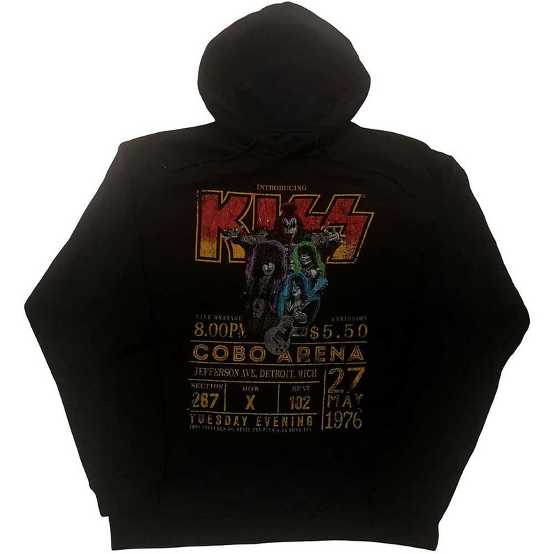 KISS - 官方 Cobra Arena '76/生態套頭連帽衫/連帽衫和運動衫/男士