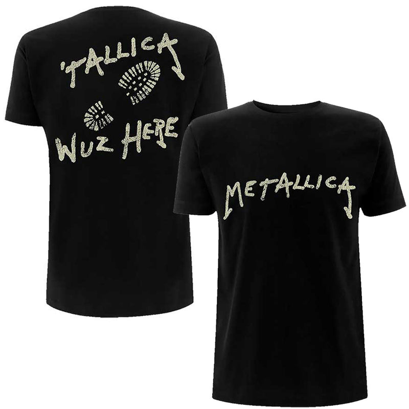 METALLICA - Official Wuz Here / Back Print / T-Shirt / Men's