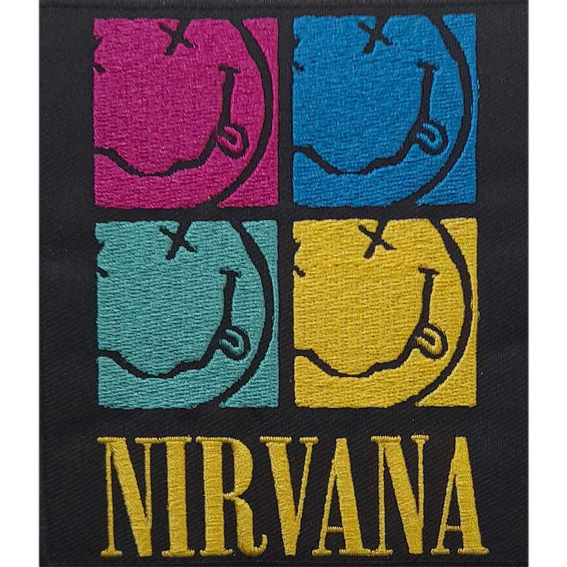 NIRVANA - Official Smiley Squares / Patch