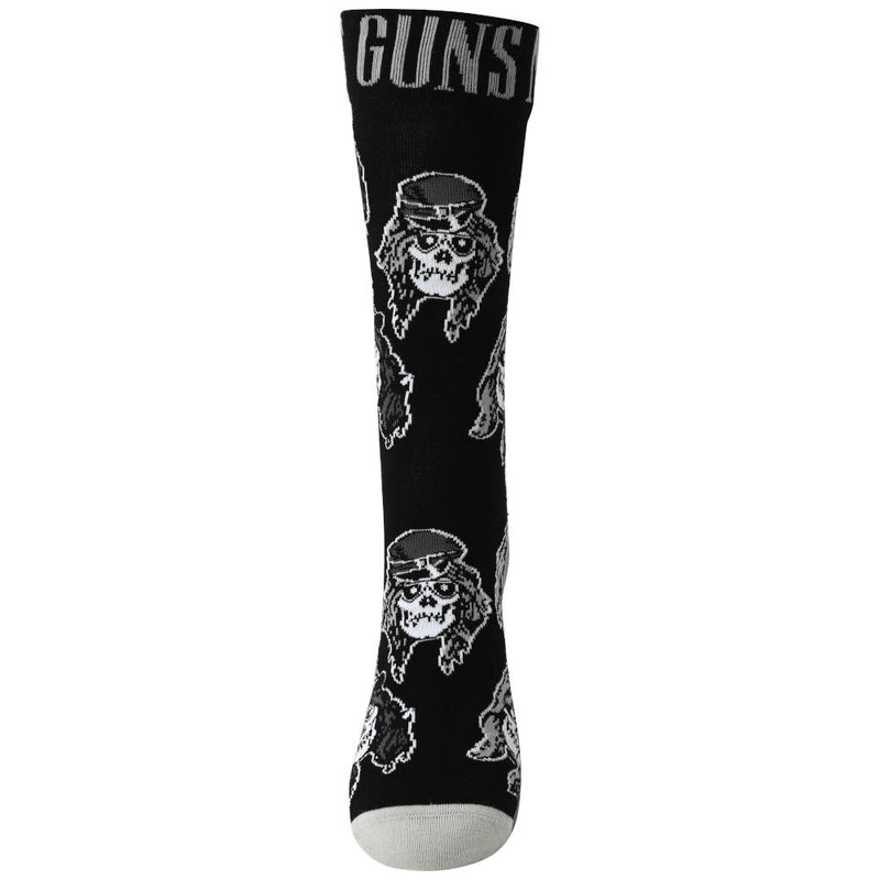 GUNS N ROSES - Official Skulls Band Monochrome / Socks / Men's