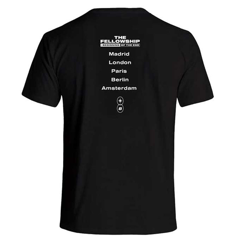 ATEEZ - Official Fellowship Tour Euro Photo / Back Print / T-Shirt / Men's