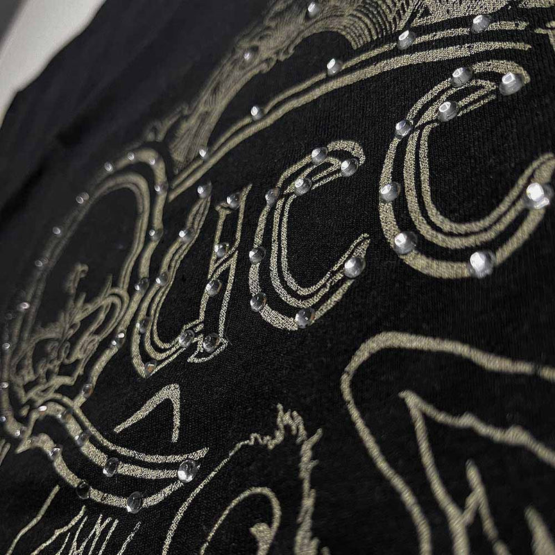 QUEEN - Official Ornate Crest / Diamante (Brand) / T-Shirt / Men's