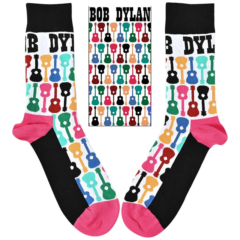 BOB DYLAN - 官方吉他圖案/襪子/男士