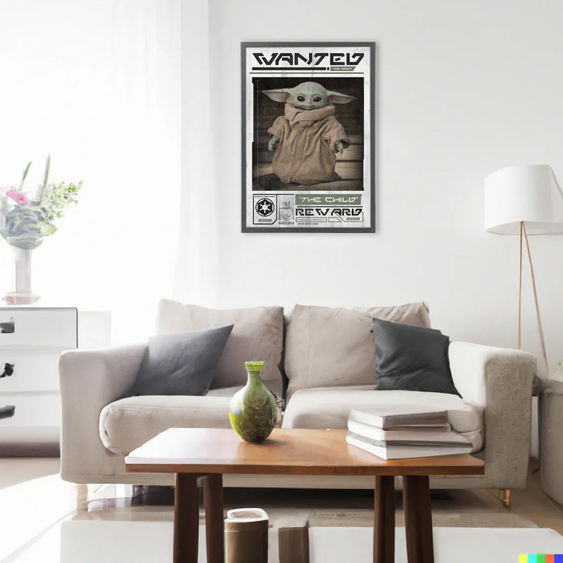 STAR WARS - Official Wanted The Child / Poster